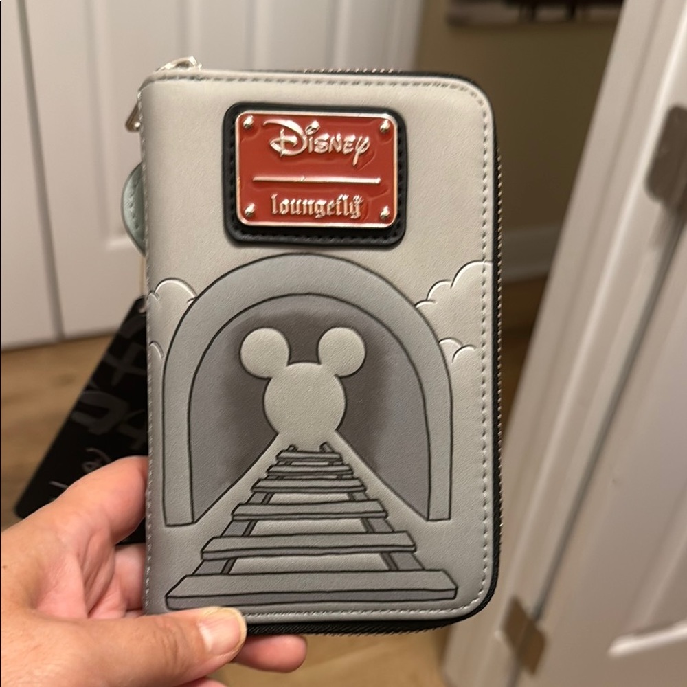 Loungefly Gray Disney Phone Case Metallic Design